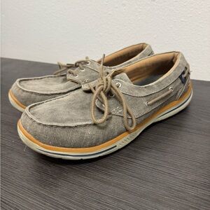 Casual Gray Boat Shoes